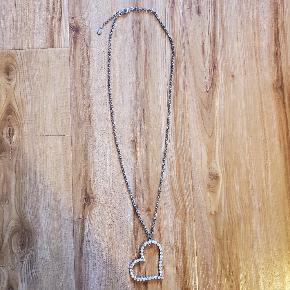 Heart Rhinestone Necklace